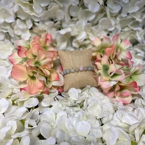 Morganite Crystal Bracelet #655